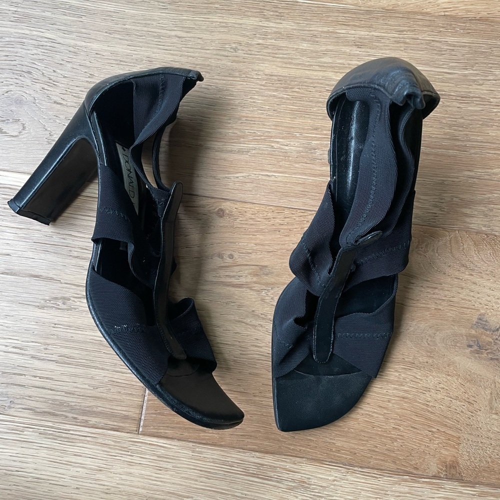 Donald Pliner mesh strap heel 7
